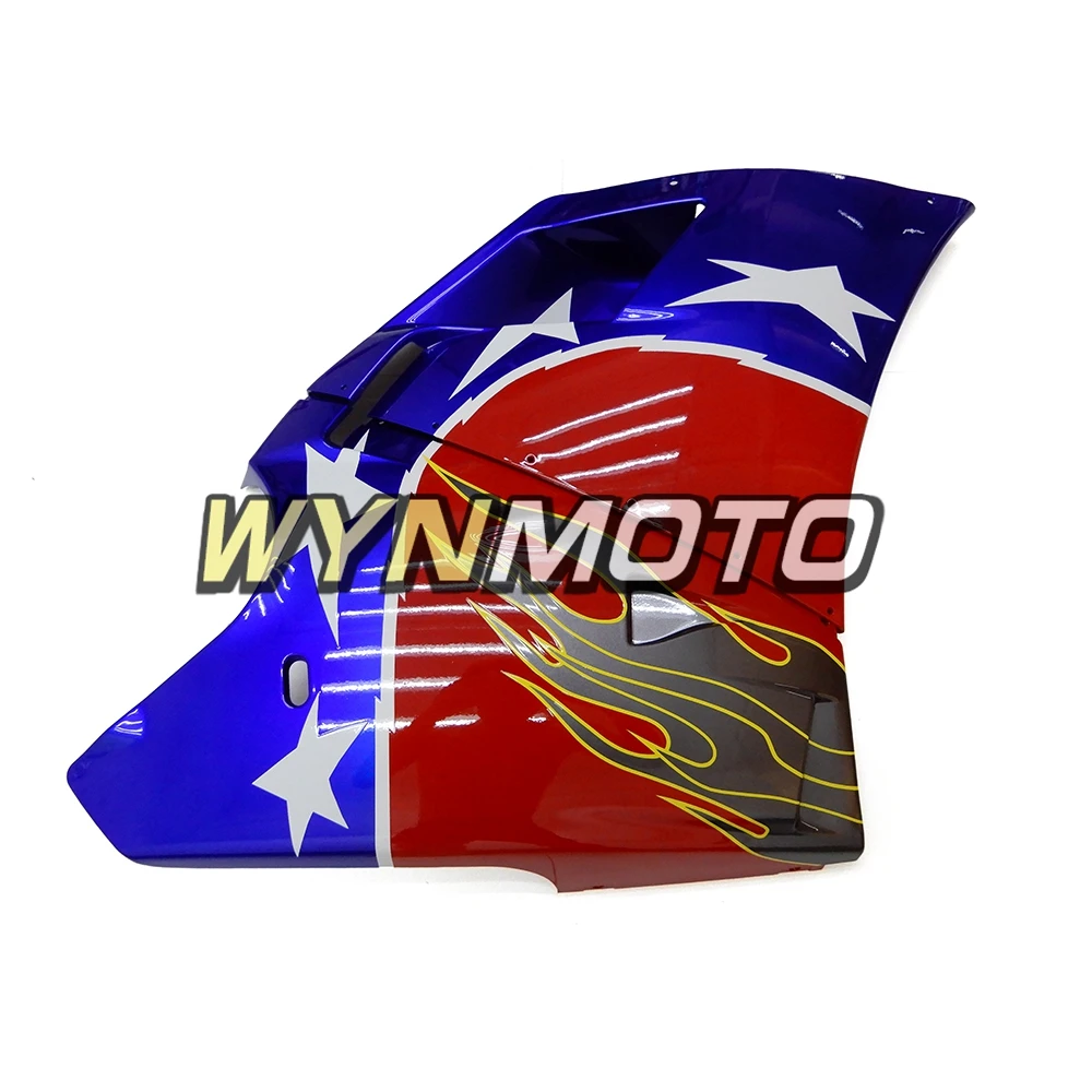 Выполните Обтекатели для поездок на мотоцикле Ducati 996 748 916 998 Biposto 1996-2002 97 98 99 10 01 02 впрыск АБС пластмасса кузов синий и красный цвета оправы