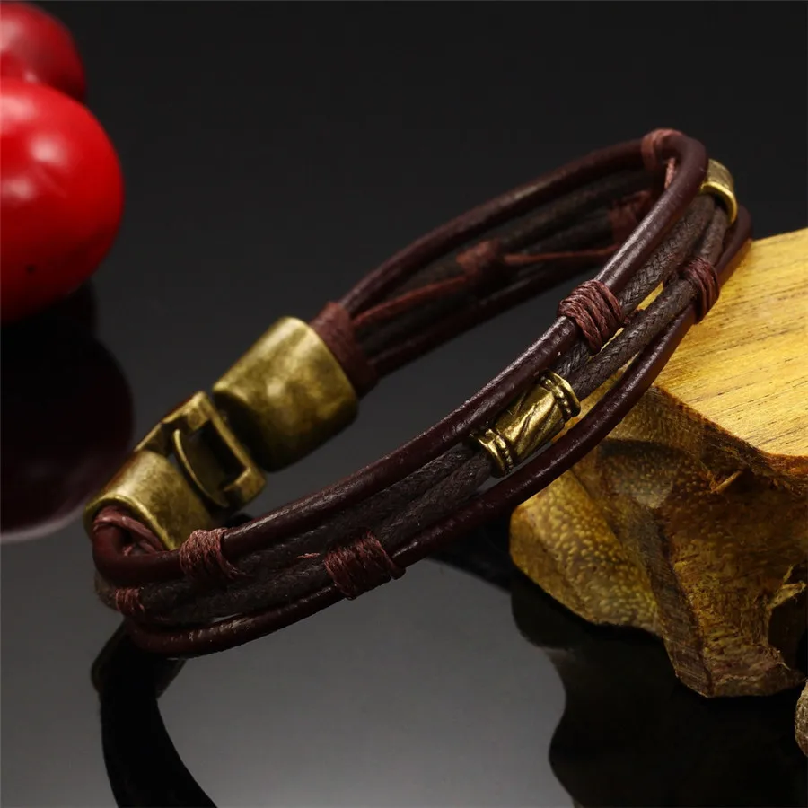 OPK-Fashion-Multi-Layer-Genuine-Leather-Man-Bracelets-Casual-Sporty-Easy-Alloy-Hook-Link-Chain-Men (2)