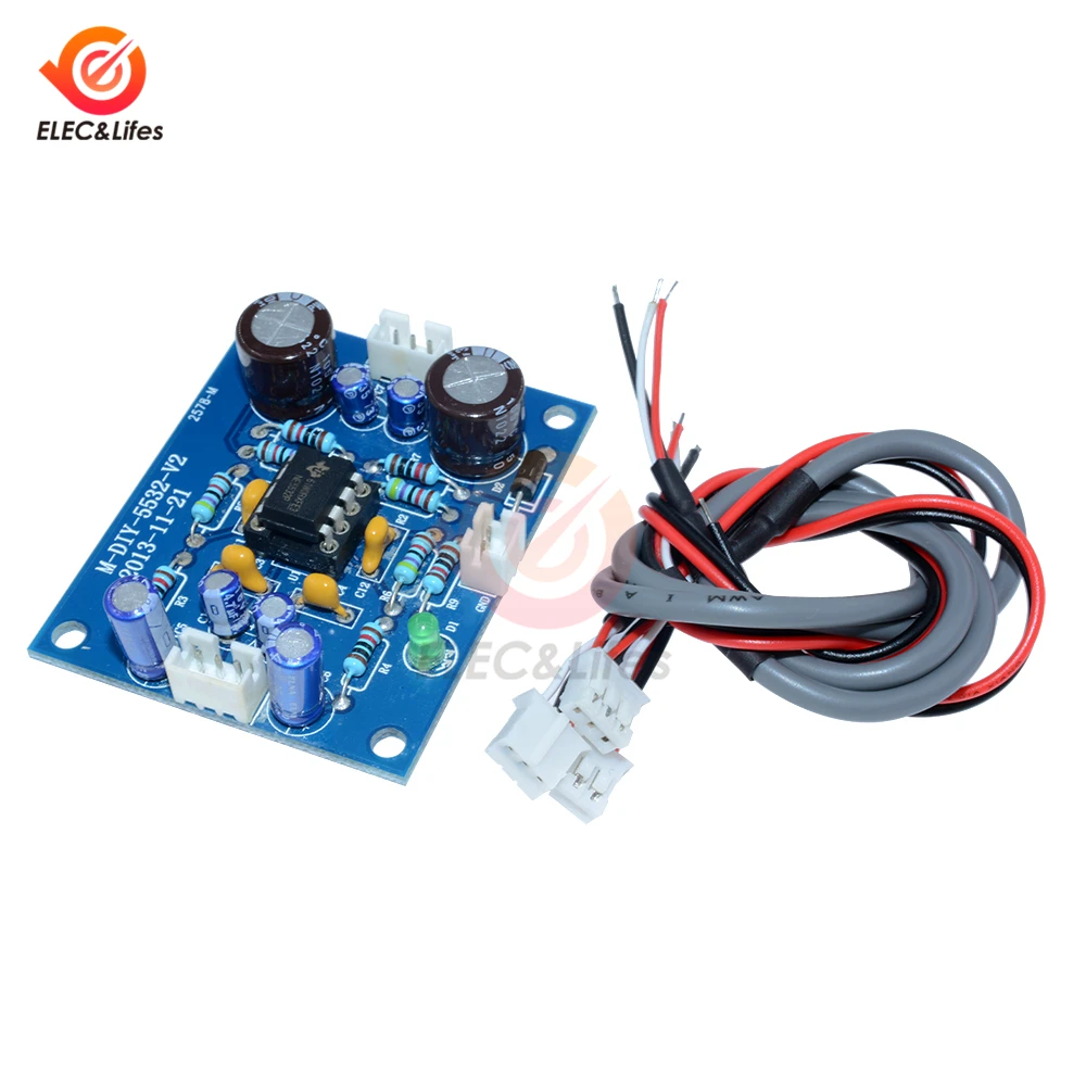 

NE5532 Audio OP-AMP HIFI Amplifer Preamplifier Board Signal Bluetooth Amplifer Module Operational amplifier Board DIY Kit