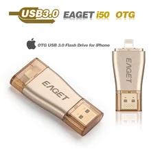 usb flash drive 3.0 Eaget i50 OTG pass h2test Smart Phone for iphone 32GB usb 3.0 pen driveExternal Storage pendrive