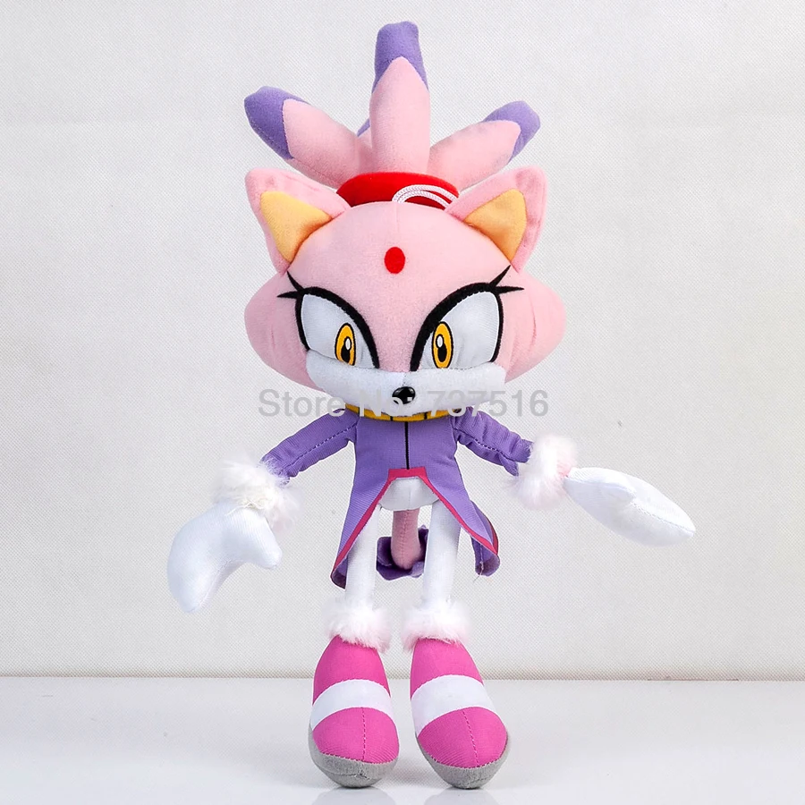 sonic plush silver