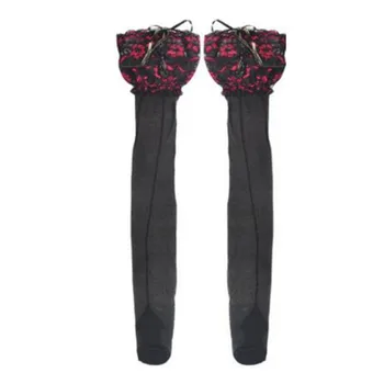 Floral Lace Ultra-Thin Stockings 1