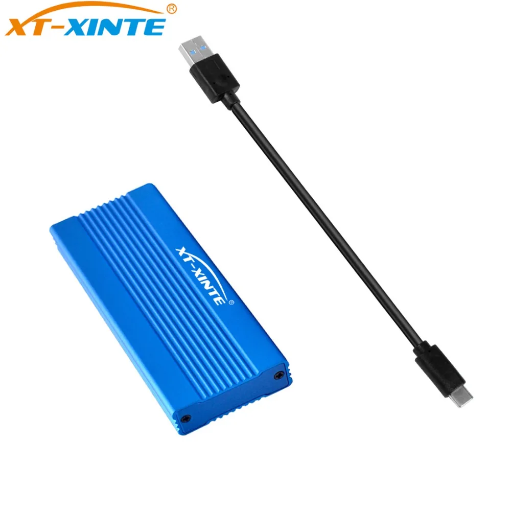  De aluminio de aleación de NVME M.2 HDD TYPEC3.1 de disco duro móvil caja de M clave USB3.1 PCIE PC