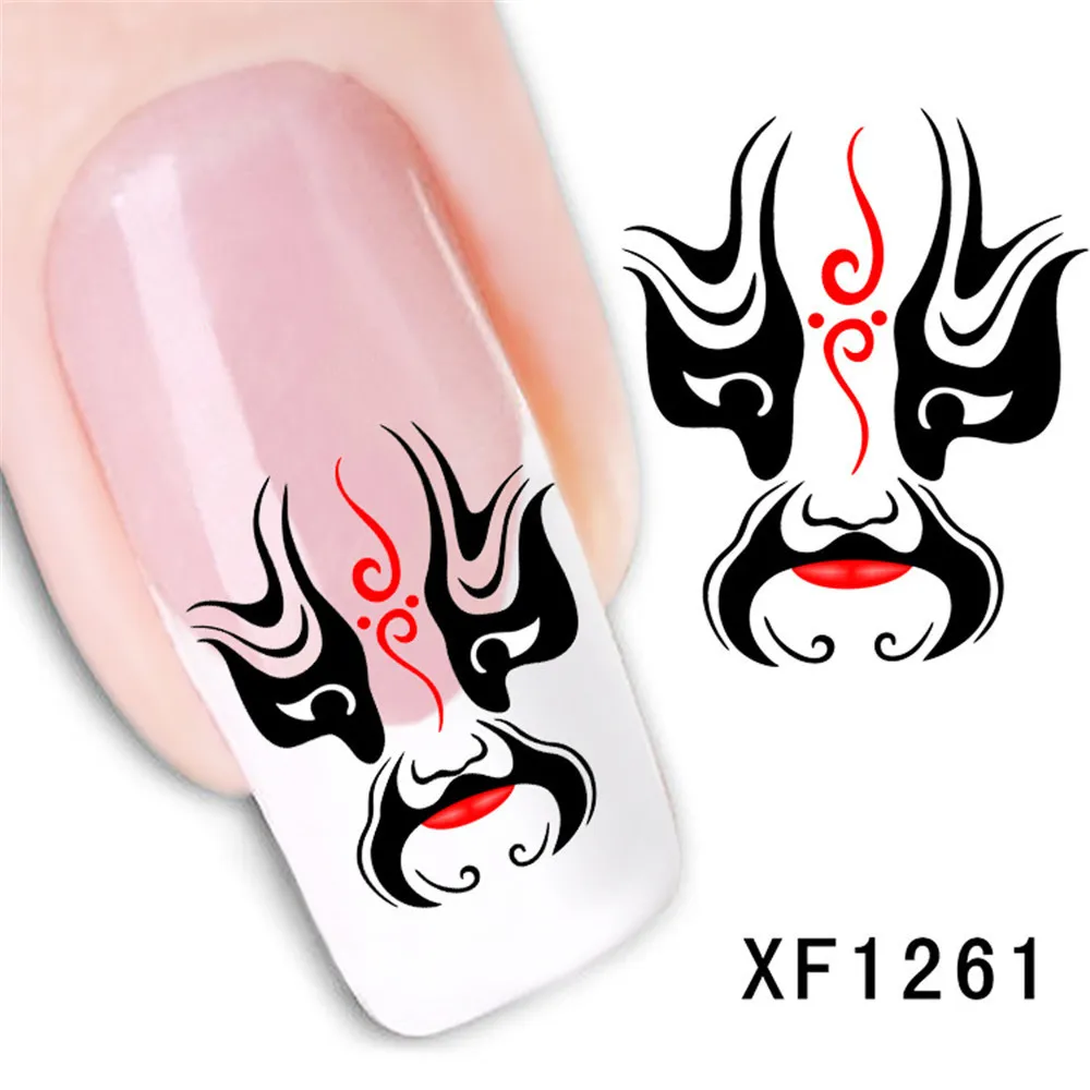 

Fresh Style Flower Print 3D Nail Art Stickers Manicure Adhesive Nail stickers WaterTransfer Sticker Nail Art 9.21