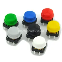 10 pcs lot B3F 4055 Tactile Switch A24 KeyCap 12x12x7 3mm Momentary