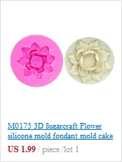 M0069 Tree Rose Flower Form Silicone Molds Cookie Cutter Cake Decorating Tools Wedding Fondant Decoration