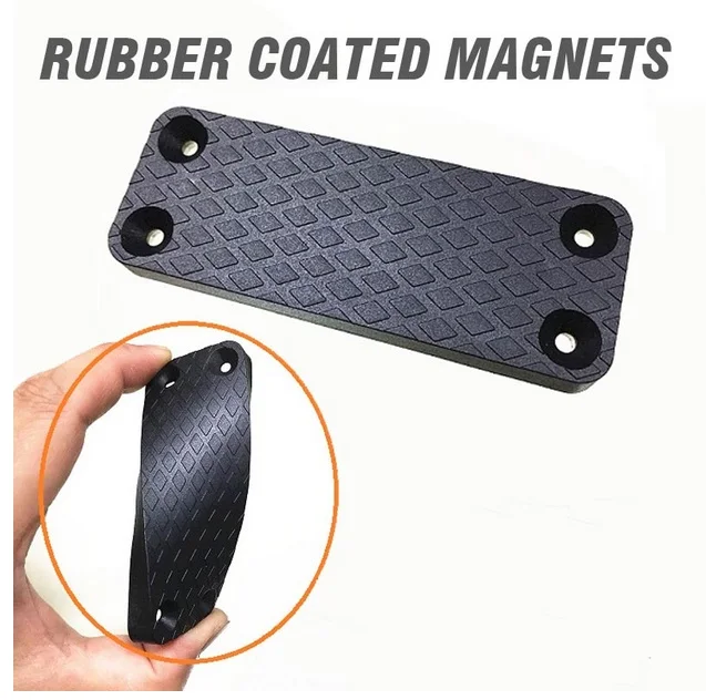 

Rubber Coated 35 Lbs Rated Magnetic Gun Magnet Mount&Holster Truck Car Holster Concealed for Handgun Rifle Revolver VI06042