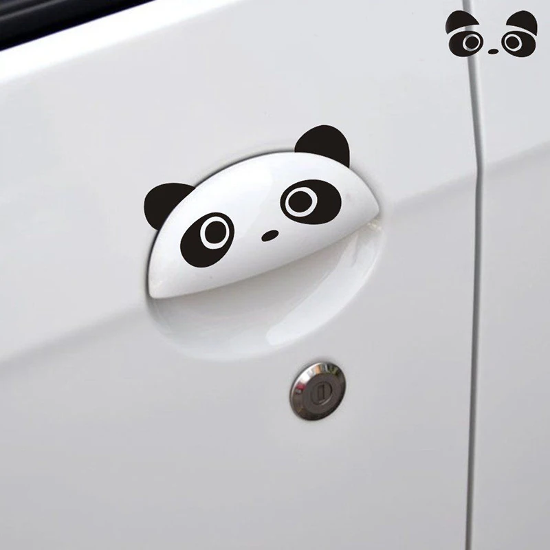 

If You Have Car Eyelashes You Might Like These Cute And Interesting Car Door Handle Transfers
