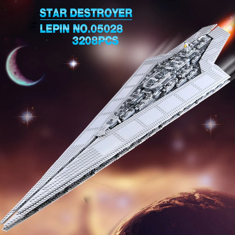 

05028 Star Series Wars Super Execytor Star Destroyer Set Model Building Blocks Compatible Starwars 10221 Children Education Toys