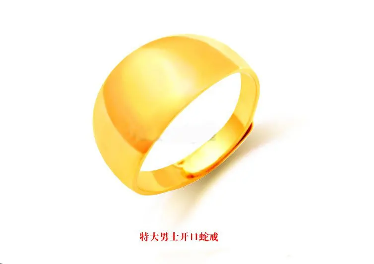 New Style Free Shipping Fashoin Copper Jewelry 24K Gold Plated glaze Wide Rings Europe Gig ring For Men | Украшения и аксессуары
