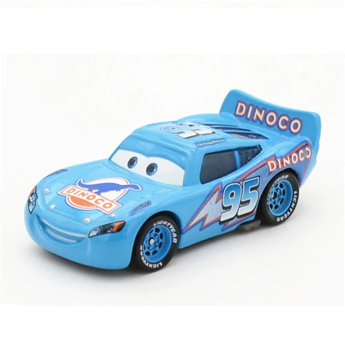 5 шт. disney Pixar Cars 2 Diecasts Автомобильная игрушка Голубой динозавр DINOCO Lightning McQueen Чико Хикс Кинг Вертолет игрушки подарок для детей - Цвет: 2