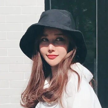 

2018 New Women Lady Solid Ruffles Hat Folding Portable Washable Cotton Cap Outdoor Shopping Camping Fishing Caps