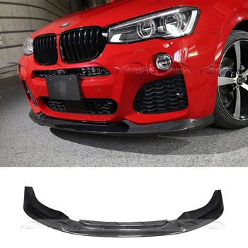 

3D Style Carbon Fiber Front Bumper Spoiler Lip For BMW X4 F26 M-Sport M-TECH 14+