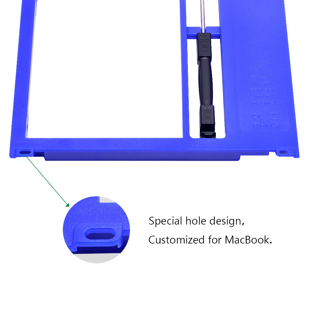 CHIPAL SATA 3,0 2nd HDD Caddy 9,5 мм 9 мм 7 мм SSD корпус жесткого диска корпус для Macbook Pro 1" 15" 1" SuperDrive Optibay