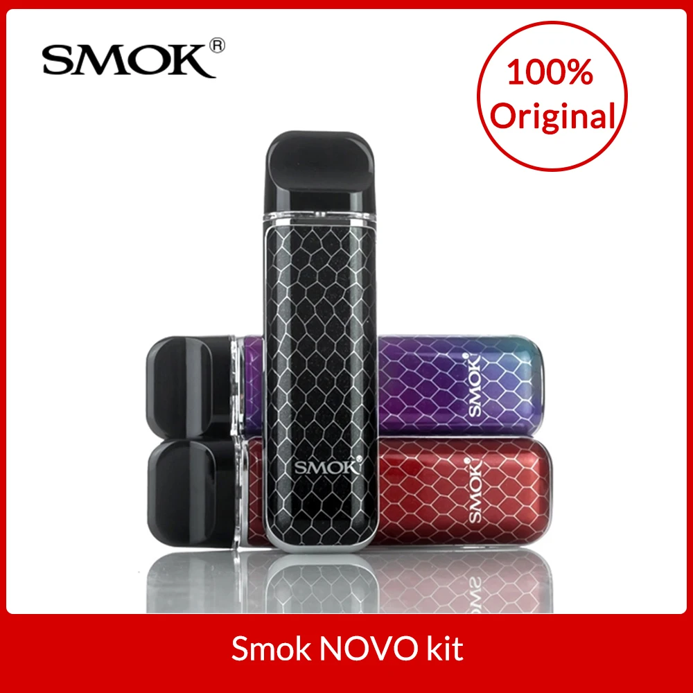 Original SMOK Novo Pod Vape Kit built-in 450mAh Battery +3pcs Novo Pod 2ml For Electronic cigarette smok novo vape pen pod kit