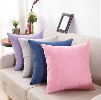 

1Pcs 45*45cm Cotton Pillow case Throw Pillow Cushion Cover Car Home Sofa Decorative Pillowcase