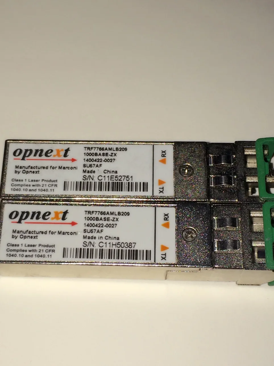 Opnext TRF7766AMLB209, оптический трансивер, SFP, 1000BASE-ZX 1.25 г 80 км