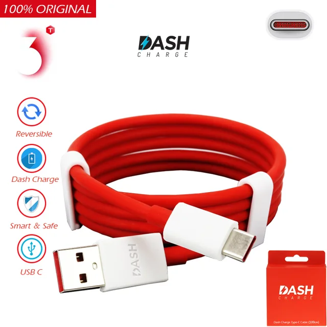Original para Oneplus 5 3 Carregador Cabo USB 3 1 Tipo C Tra o Tipo de