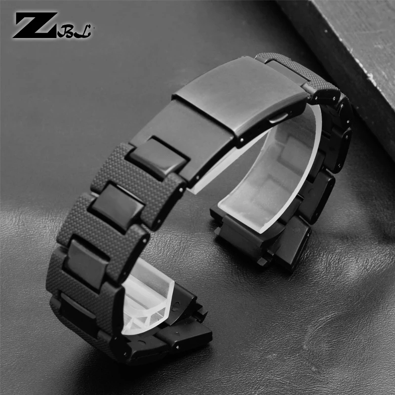 Pulseira de Relógio e Aço Acessórios de Aço Inoxidável para Casio Plástico Wathband Case Amortecedor G-shock Dw-6900 – Dw9600 Dw5600 Gw-m5610