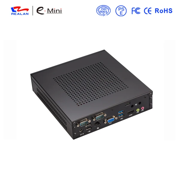 2G RAM 32GB SSD Windows 10 mini pc quad core intel HD graphics 4K resolution industrial