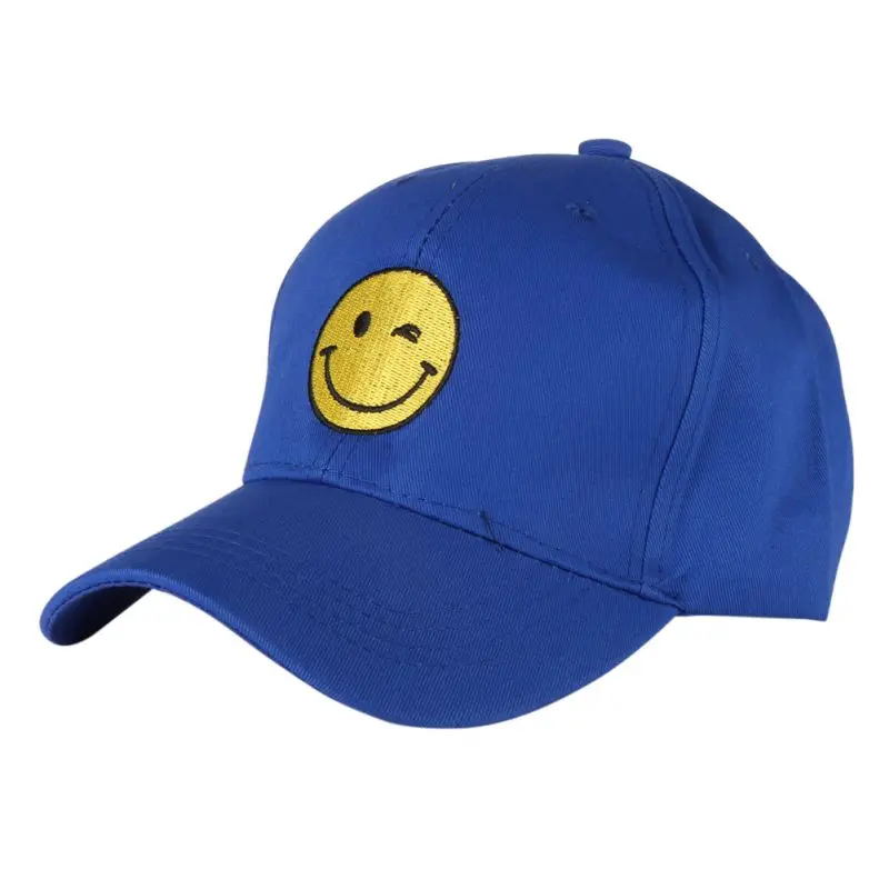 Для женщин мужчин летние шапки хип хоп Улыбающееся печатных хлопок Регулируемый игривый унисекс кепки для бега - Цвет: B