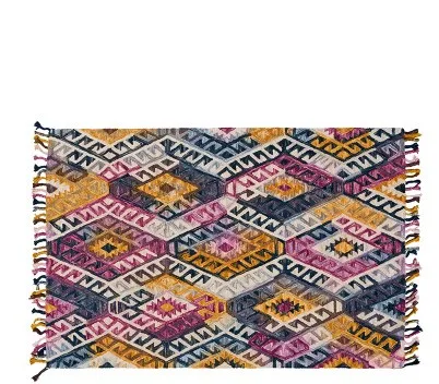 Шерсть ручной работы килим стиль великолепный прикроватный ковер, большой размер журнальный столик для гостиной ковер, коврик для украшения - Цвет: as picture