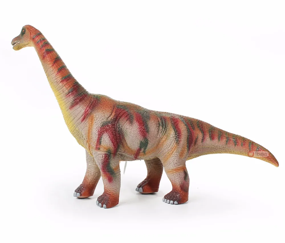 Jurassic большая игрушка динозавр Brachiosaurus Tarbosaurus мягкие пластиковые фигурки животных модель Рождественский подарок