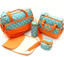 Multifunctional Mummy Bag Maternity Handbag Baby Diaper Bags baby Tote Organizer 5 Colors bolsas de bebe maternidade+nappy pad