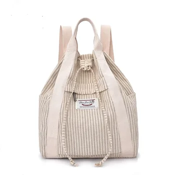

17-626 Fashion double-shoulder bag multi-purpose ladies travel Oxford computer backpack student Drawstring Backpack Ladies Bag
