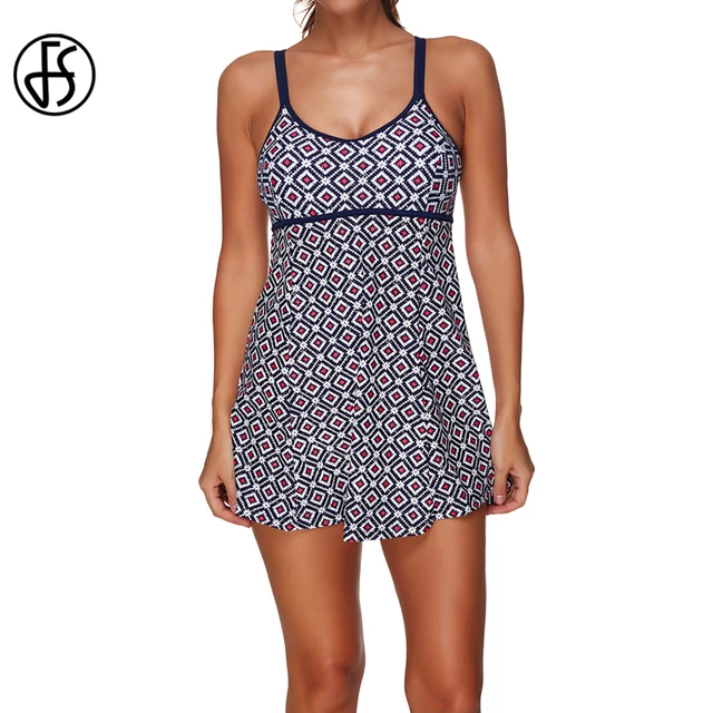 Buy FS 2017 Indian Style Print Sling Swimdress