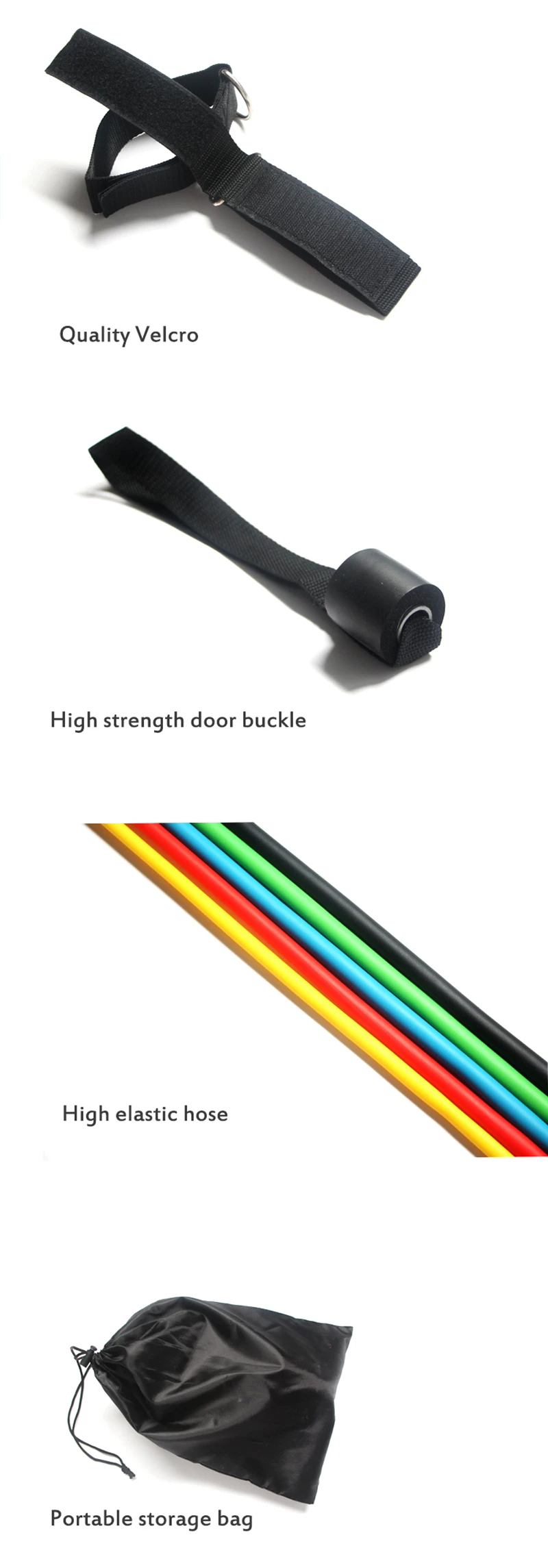 11 PcsSet Latex Resistance Bands Crossfit Training Exercise Yoga Tubes Pull Rope,Rubber Expander Elastic Bands Fitness with Bag (36)