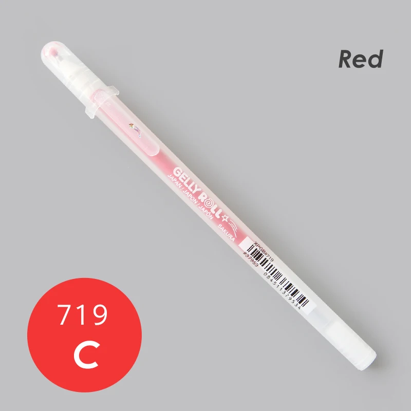 STARDUST 0,6 мм блеск жирорастворимые контурная ячейная упаковка Цветной гелевая ручка стационарный для Скрапбукинг "сделай сам" - Цвет: C Red
