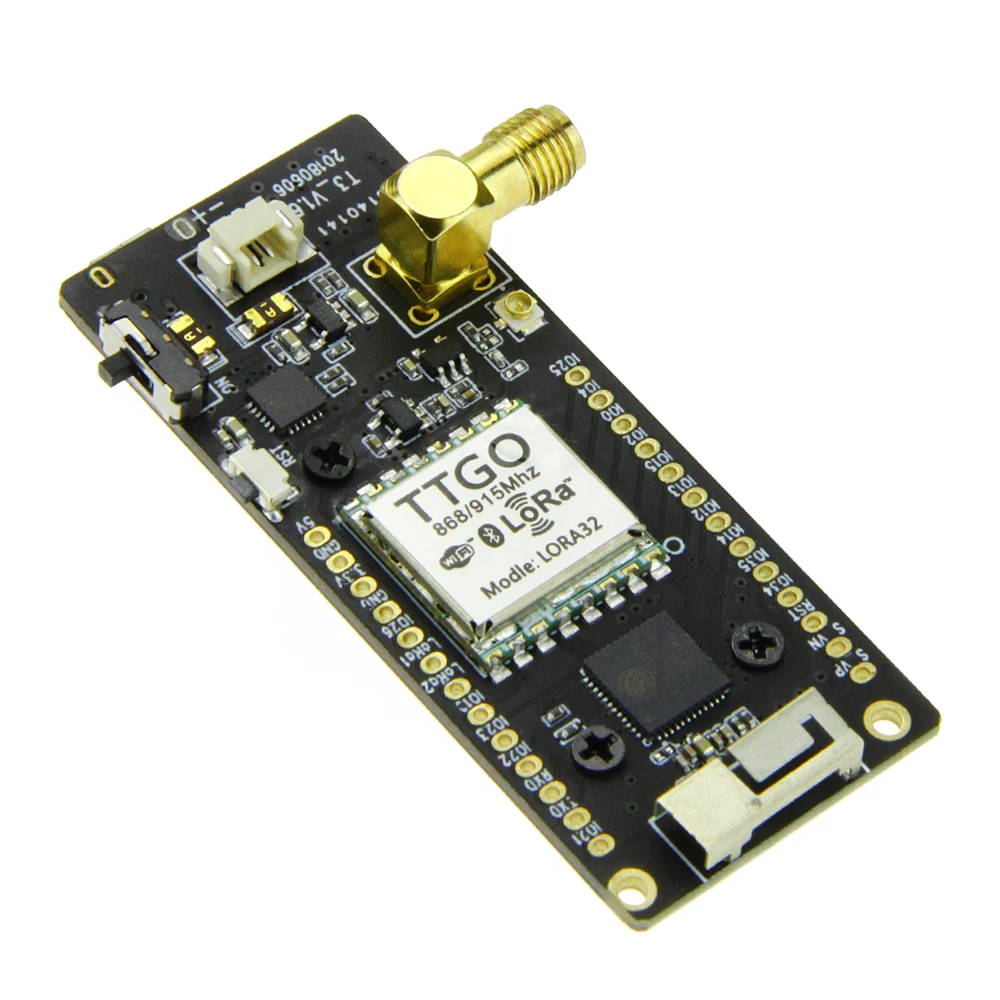 TTGO ESP32-Paxcounter LoRa32 V2.1 1,6 версия 433/868/915 МГц LoRa ESP-32 OLED 0,96 дюймовая SD карта Bluetooth WI-FI модуль SMA