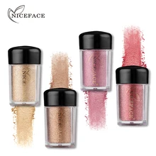 NICEFACE Pro Sparking Eyeshadow Loose Powder Diamond Glitter Shimmer High Pigment Eyeshadow Powder Makeup Beauty Eyes Shadow