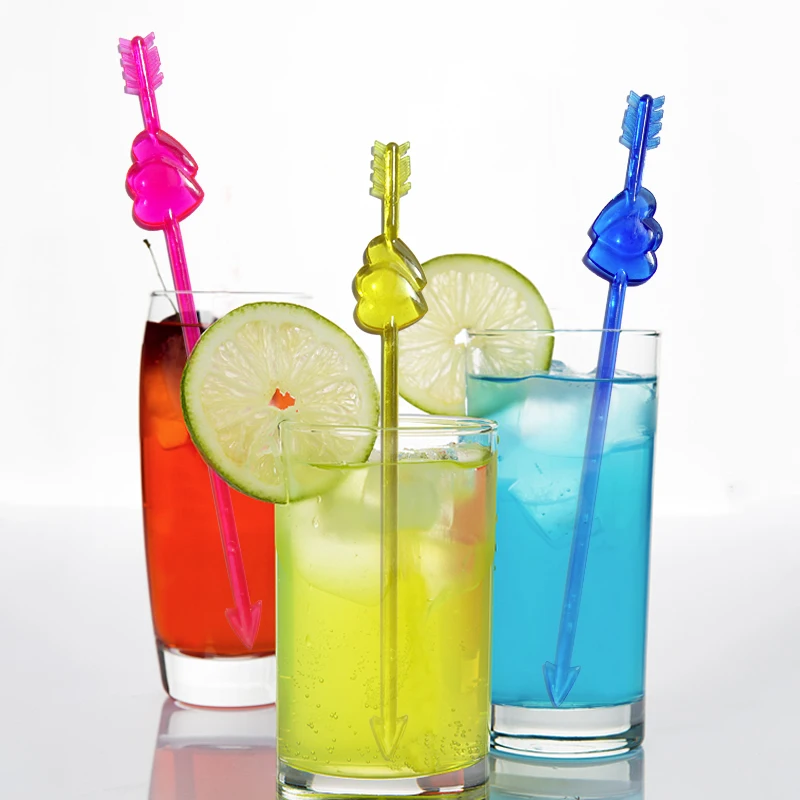 50pcs Coffee Stirrer Stirring Rod Juices Spoon Bar Rabble Rods Drink