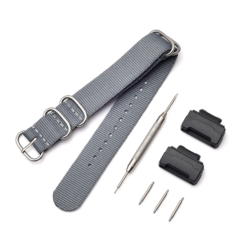 Watch Strap Spring Bar Tool Kit Pin Buckled Nylon Wristwatch Bands Converter Replacement Accessories For Casio