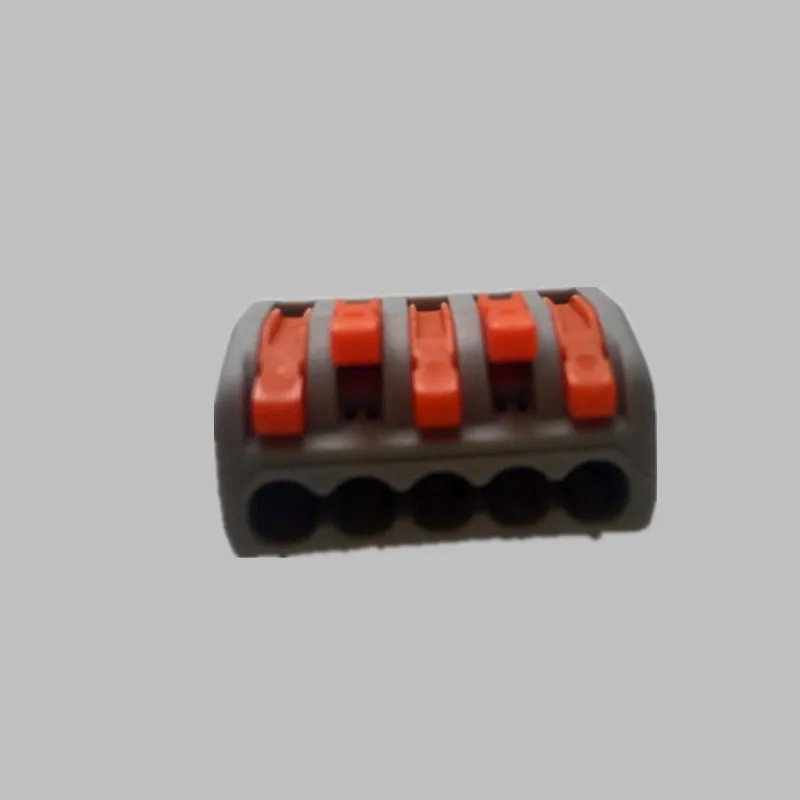 

Hole 5 PCT-215 100pieces/lot Wago type wire connector soft hard wires Universal terminal line pressing cap fast connection