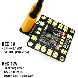 Матек системы PDB XT60 W/BEC 5 V и 12 V для QAV210 ZMR250 QAV-R 220