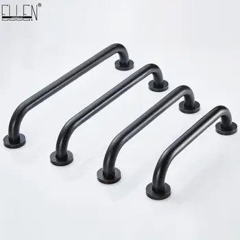 

Bathroom Black Grab Bar 30cm/35c/40cm/50cm Copper Oil Rubble Bronze Finished Safe Grab Bar Toilet for elderly