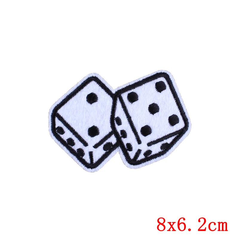 Pulaqi Rock Cool Poker Set карточная игра железные нашивки для одежды аппликации на рюкзаке