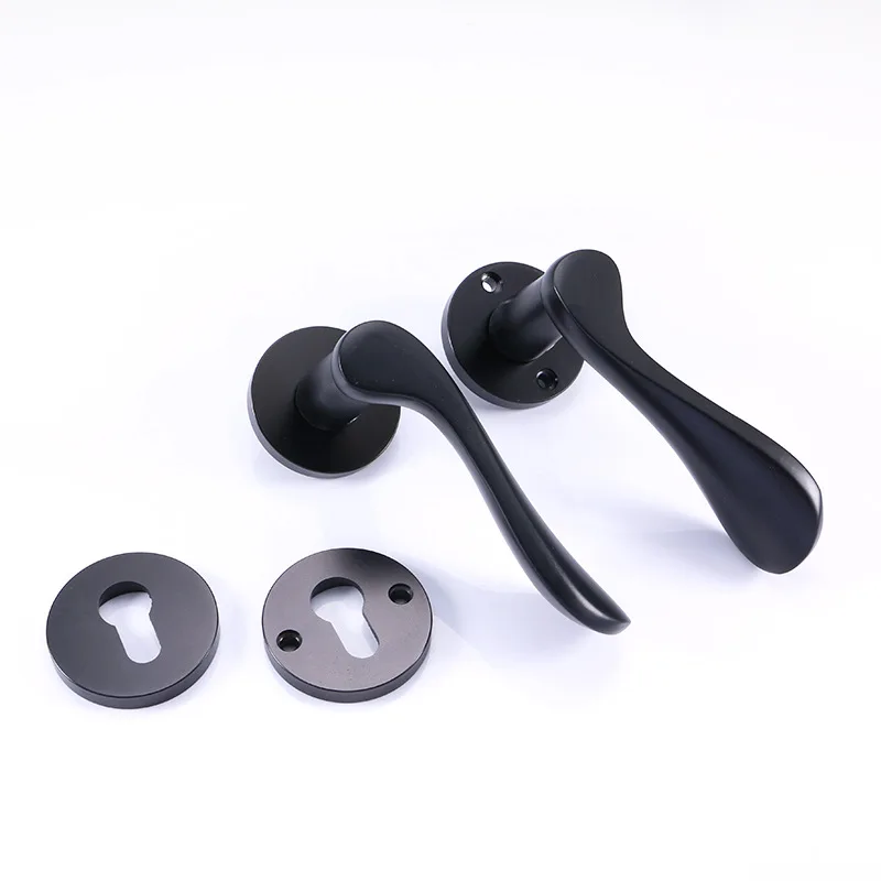 

Simple Door Lock Set Aluminium Alloy Home Security Handle Keyed Entry Entrance Locks Kit JDH99
