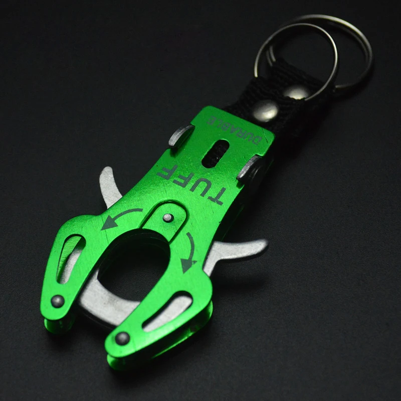 6 pcs Aluminum Alloy Tiger Buckle Tactical Quick Release Hiking Tiger