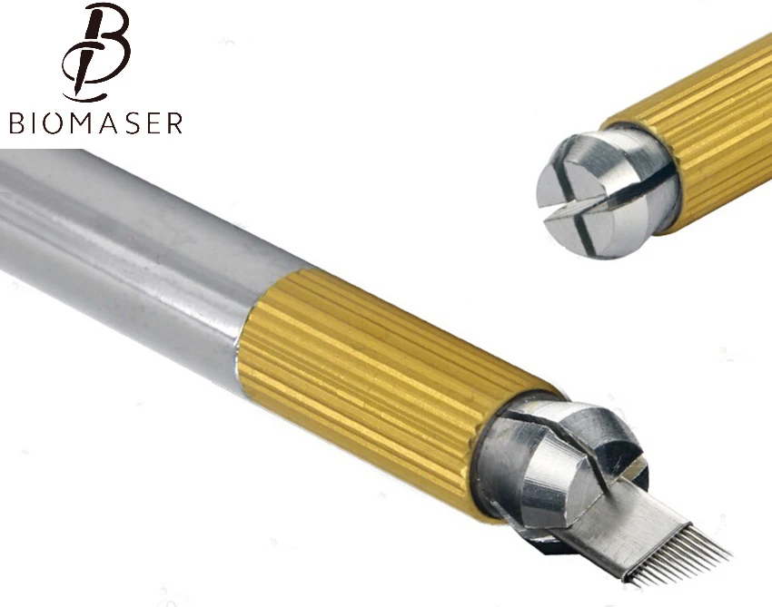 

Biomaser Microblading Pen Tebori Tattoo Pen for Eyebrow Permanent Makeup Eyebrow Tattoo Manual Microblading Penna