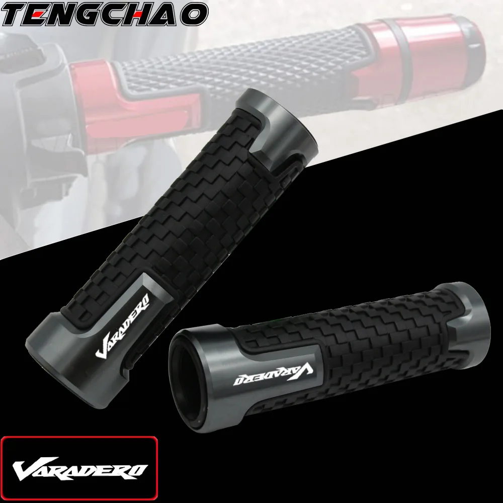 

1Set 7/8" 22mm Handle Hand Grips Motorcycle Handlebar Grip Rubber Gel Sleeve for Honda XL1000 Varadero ABS 1999-2013
