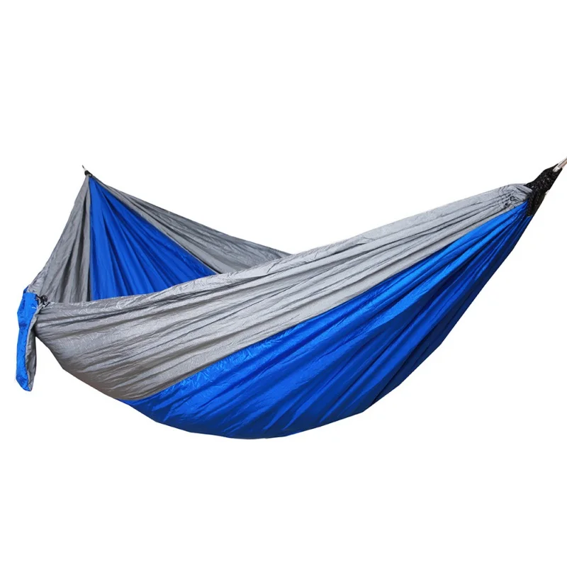 

Outdoor double Hammock Portable Parachute Cloth 2 Person hanging chair sleeping travel swing tools