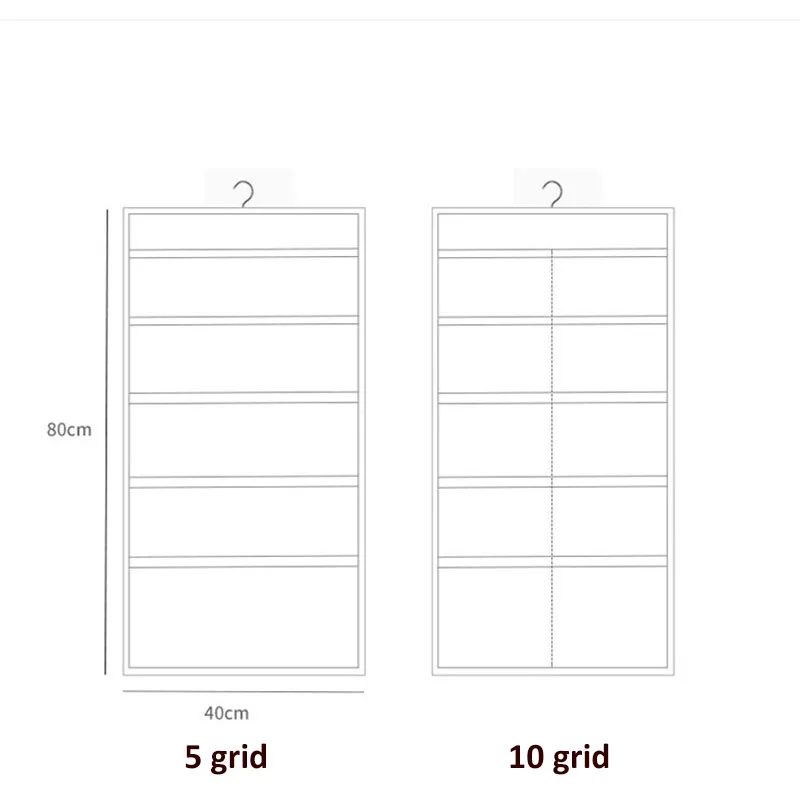 15/20 карманов для сортировки нижнего белья, подвесная многофункциональная сумка для хранения носков, бюстгальтеров, нижнего белья, вешалка, органайзер для хранения, шкаф