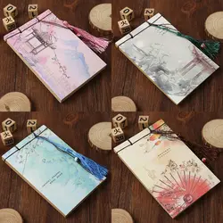 Креативные милые Китайский ветер ручной wireboard буклет Тетрадь подарок брошюры Китай Дневник путешествия Офис Школьные принадлежности
