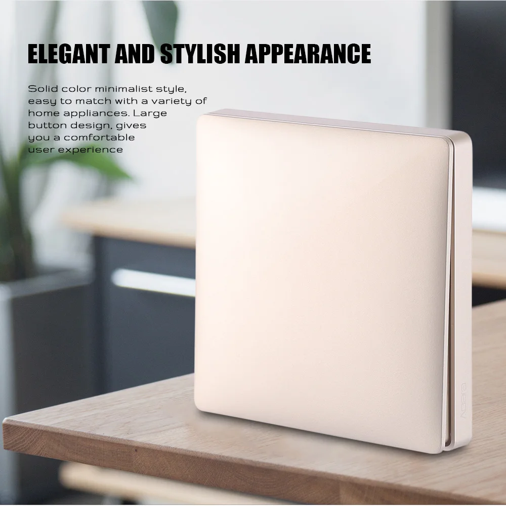 Aqara Single Button Wall Home Switch Panel Single Fire Single Key Version ( Xiaomi Ecosystem Product ) 