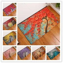 Горячая Мода креативный лепесток шаблон 3D печатных прихожей вход напольные коврики детские комнаты ковер кухня ванна ковер 40*60 см