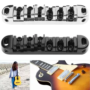 

1Set Roller Saddle Tune-O-Matic Bridge w/ 2 Studs for LP Electric Guitar High Quality Guitar Parts Accessories 2 Colors Hot Sale